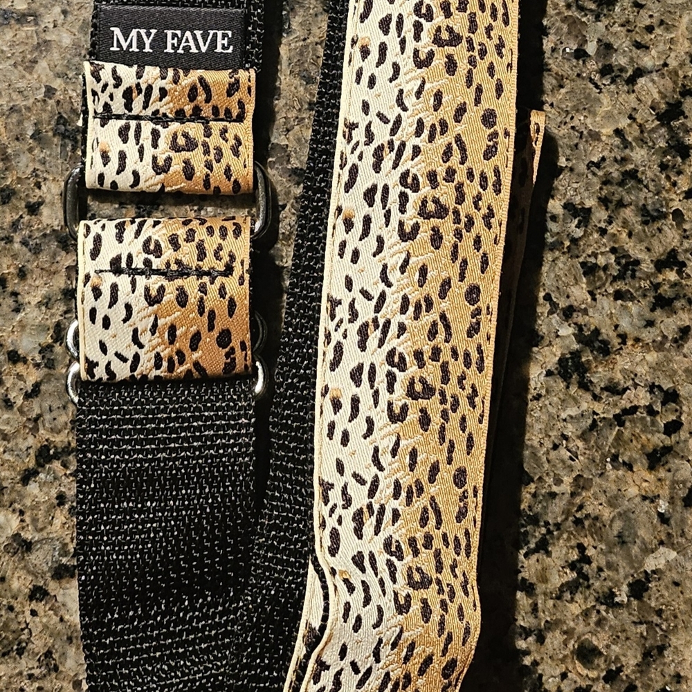 Leopard Print Purse Strap,special Made made For a full size Sashbag